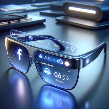 META AI Interpretation Smart Glasses Language Translation, Photochromic Lenses, AI Chat & Hands-Free Audio