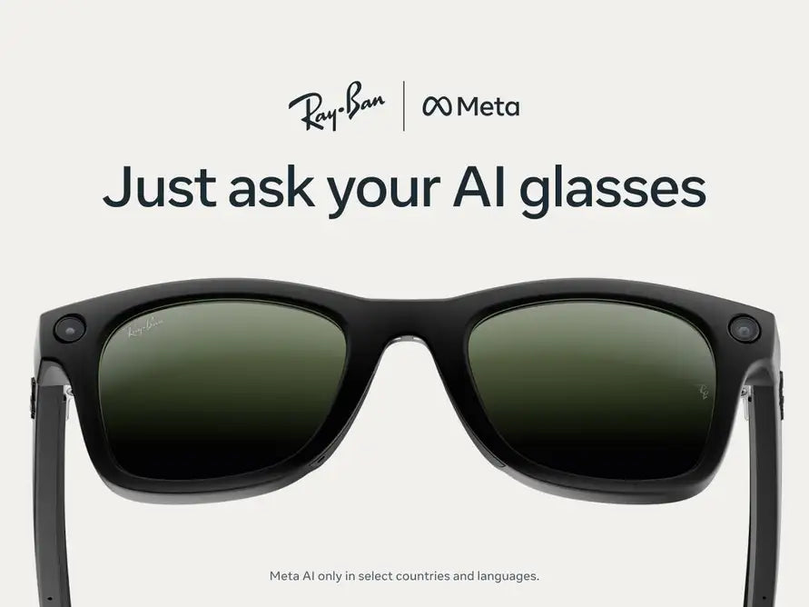 META AI Interpretation Smart Glasses Language Translation, Photochromic Lenses, AI Chat & Hands-Free Audio